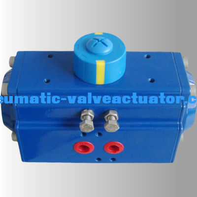 Rack And Pinion Pneumatic Actuator Với PTFE Lớp phủ Blue Actuator